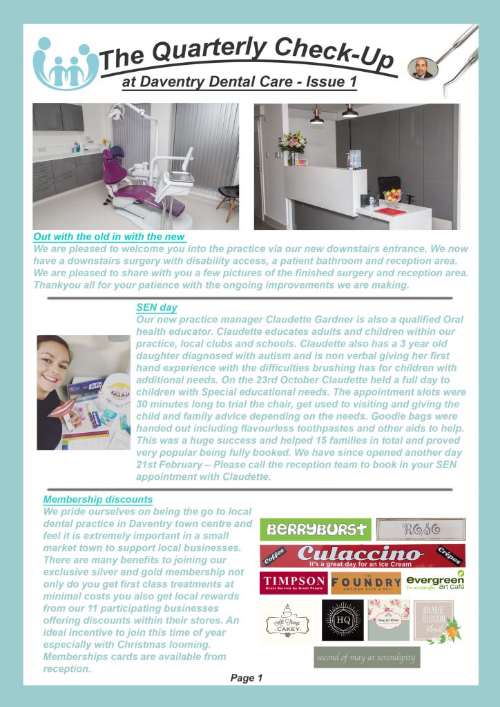Newsletter Page 1 Issue 1 724x1024